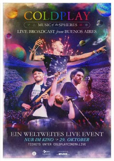 Filmplakat Coldplay Music Of The Spheres Live Broadcast From Buenos Aires